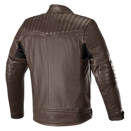 Crazy Eight Premium Leather Motorcycle Jacket – CE-Certified with Removable Flannel Liner