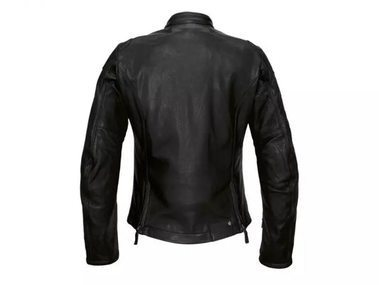 BMW Schwabing Leather Motorcycle Jacket – Women's Premium Cowhide Mid-Season Jacket
