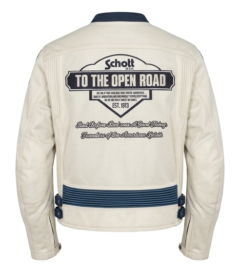 Schott NYC Leather Motorcycle Jacket With Padding