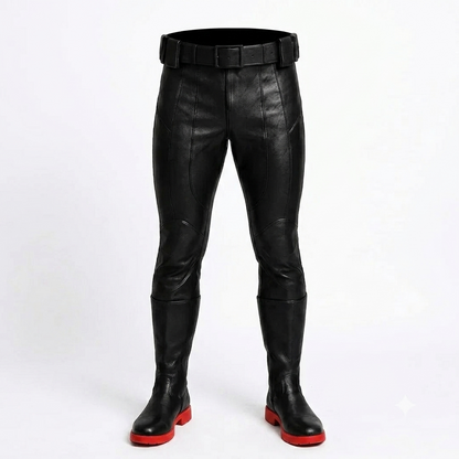 Adult Red Wing Vigilante Cosplay Leather Jumpsuit, Custom Superhero Costume, Comic-Inspired Halloween Outfit