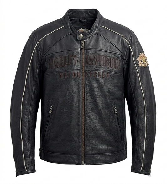 Harley-Davidson Black leather Stealth Cruiser | Command the Night