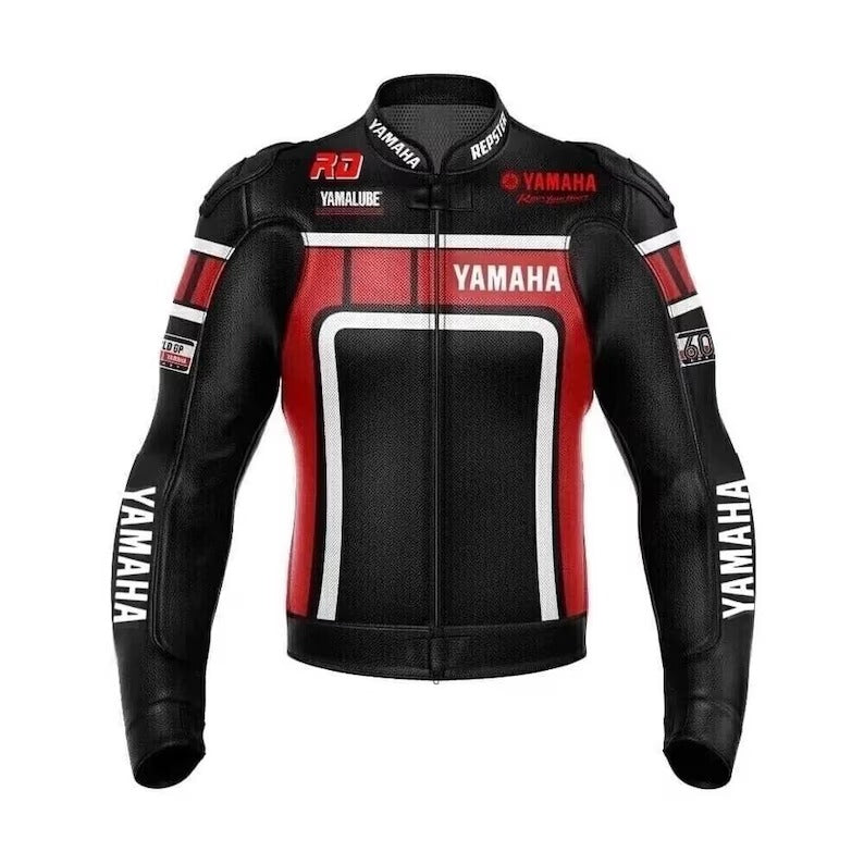 Yamaha Motorcycle Racing Biker Leather Jacket Motorbike Riding Jacket