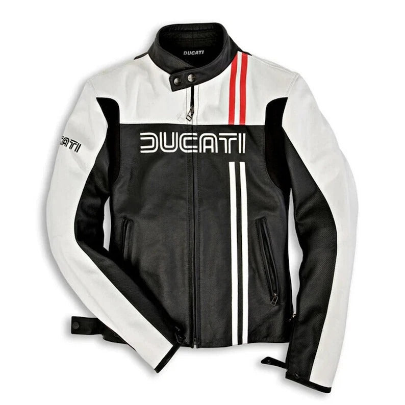 Mens Black KTM Duke Men Motorbike Leather Jacket Motorcycle Bikers Racing Sports Jackets