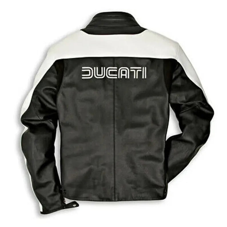 Mens Black KTM Duke Men Motorbike Leather Jacket Motorcycle Bikers Racing Sports Jackets