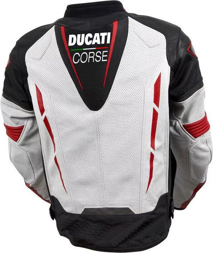 Ducati Corse Leather Motorcycle Jacket – Riding Gear