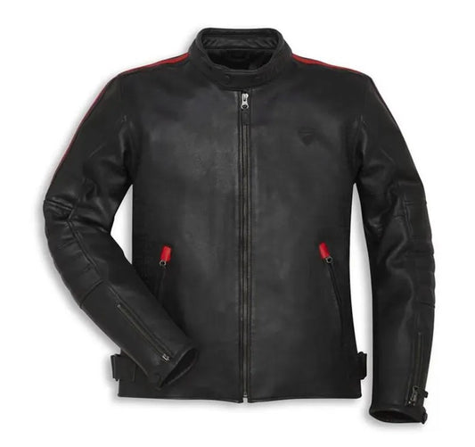 Men's Ducati Corse Downtown C1 Leather Motorcycle Jacket