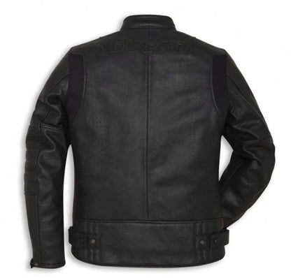 Men's Ducati Corse Downtown C1 Leather Motorcycle Jacket