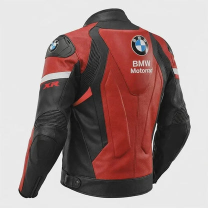 BMW Motorrad Motorbiker Leather Jacket New BMW Cowhide Leather Jacket
