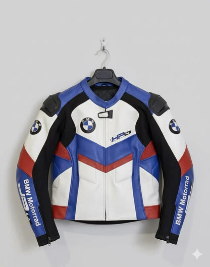 BMW HP4 Motorcycle Leather Jacket | BMW Motorrad Racing coat