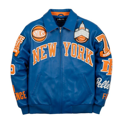 Pelle Pelle x FISLL for the city of knicks jacket