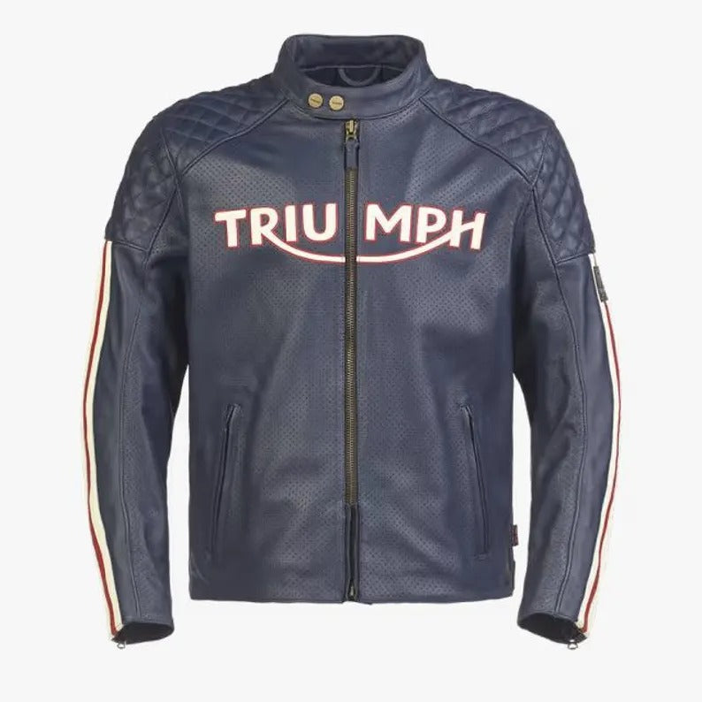 Triumph Men’s Vintage Motorcycle Racing Jacket