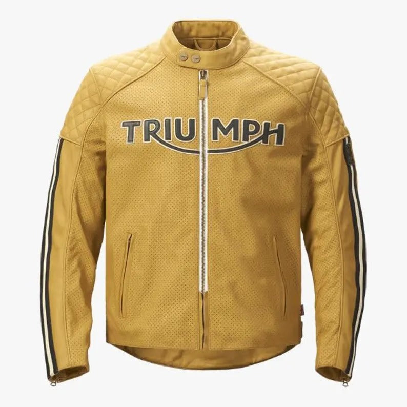 Triumph Men’s Vintage Motorcycle Racing Jacket