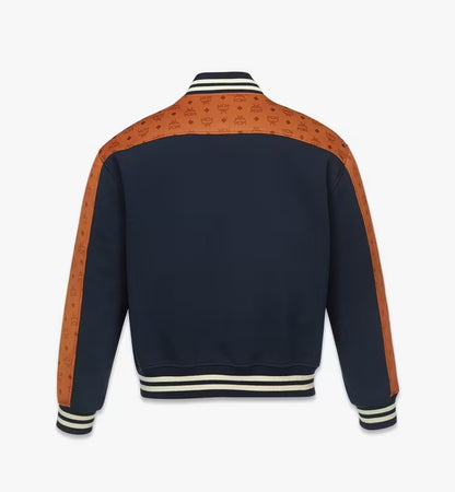 Ponte Varsity Jacket in Monogram Neoprene Jacquard