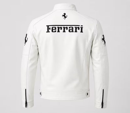 FERRARI Performance Tech Series Pristine Racing White Premium Leather