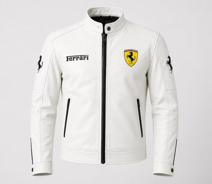 FERRARI Performance Tech Series Pristine Racing White Premium Leather