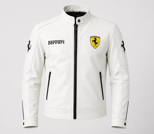 FERRARI Performance Tech Series Pristine Racing White Premium Leather