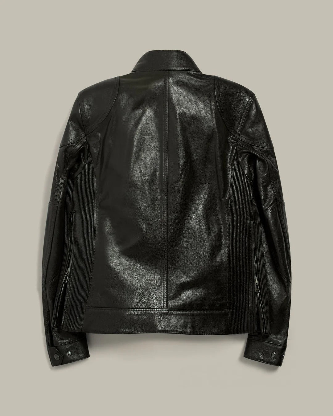 Belstaff Gangster Icon Leather Jacket – Black Hand-Waxed