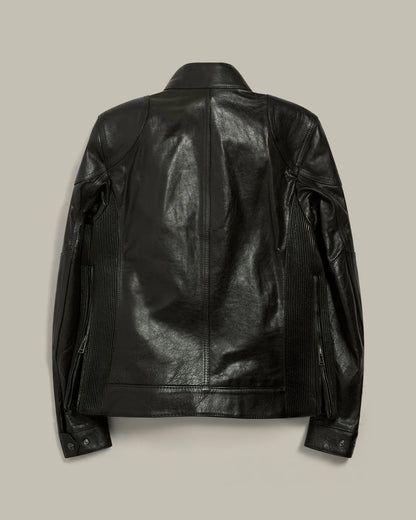 Belstaff Gangster Icon Leather Jacket – Black Hand-Waxed
