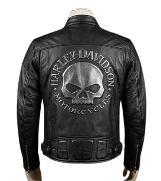 Harley Davidson Skull Rider Leather Jacket | Legacy of the Road