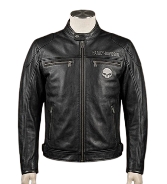 Harley Davidson Skull Rider Leather Jacket | Legacy of the Road
