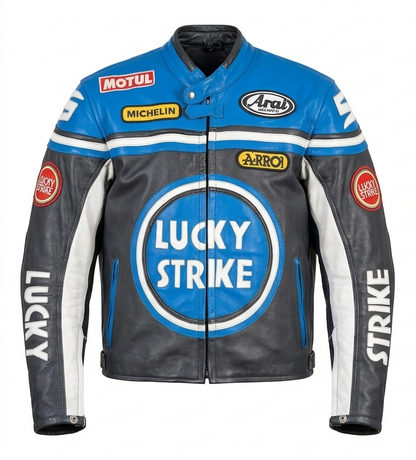 LUCKY STRIKE Grand Prix Racing Series Stealth Onyx Black & Electric Blue