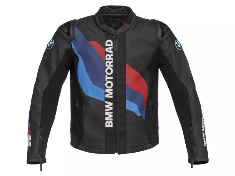 BMW DownForce Motorcycle Jacket 2026 – Men's Sport Leather Jacket with NP Pro Protection AAA