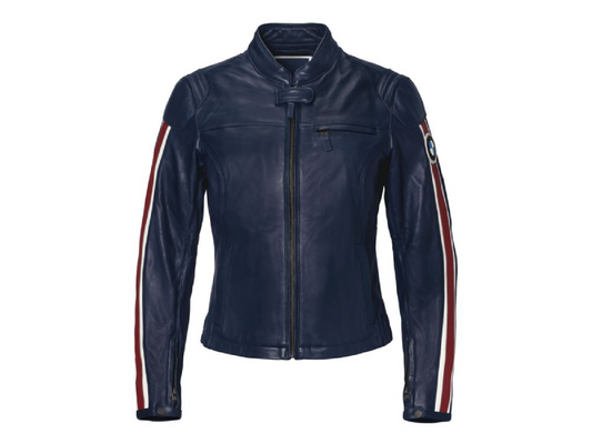 BMW Schwabing Leather Motorcycle Jacket – Women's Premium Cowhide Mid-Season Jacket