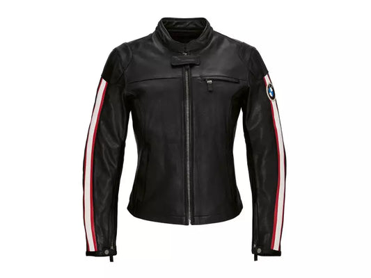 BMW Schwabing Leather Motorcycle Jacket – Women's Premium Cowhide Mid-Season Jacket