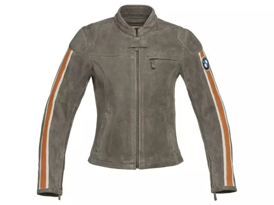 BMW Schwabing Khaki Leather Motorcycle Jacket – Women's Premium Cowhide Mid-Season Jacket (Copy) (Copy)