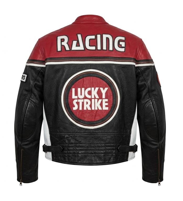 LUCKY STRIKE Grand Prix Racing Series Vintage Deep Burgundy & Onyx Black