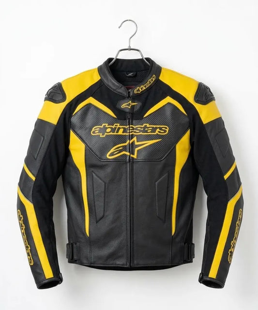 Alpinstar Black and Yellow Jacket with CE Protections