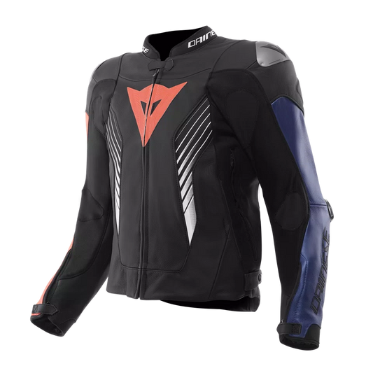 SUPER SPEED 5 Leather Racing Jacket Premium D-Skin Cowhide with D-Air® Ready Protection
