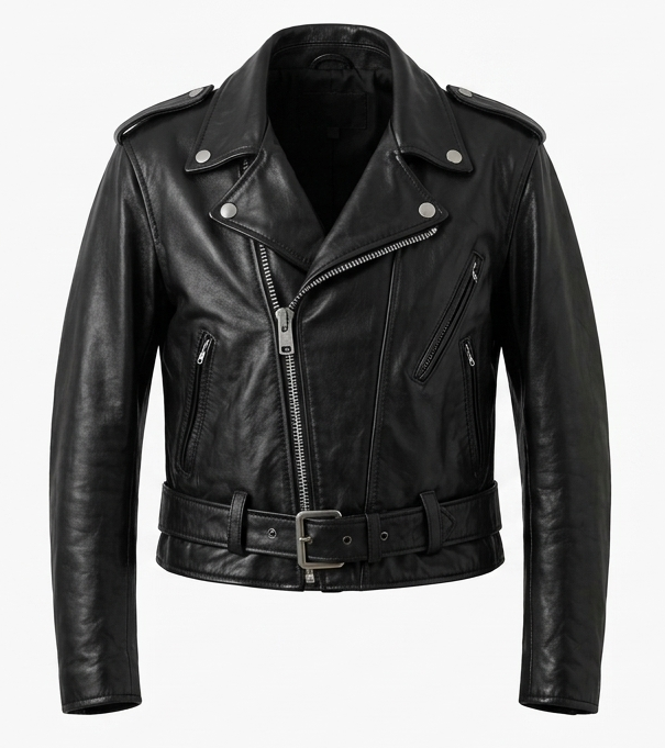 Vintage Schott NYC Leather Moto Jacket Restored Black Biker Jacket