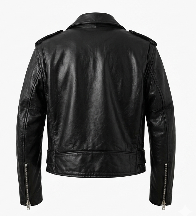 Vintage Schott NYC Leather Moto Jacket Restored Black Biker Jacket